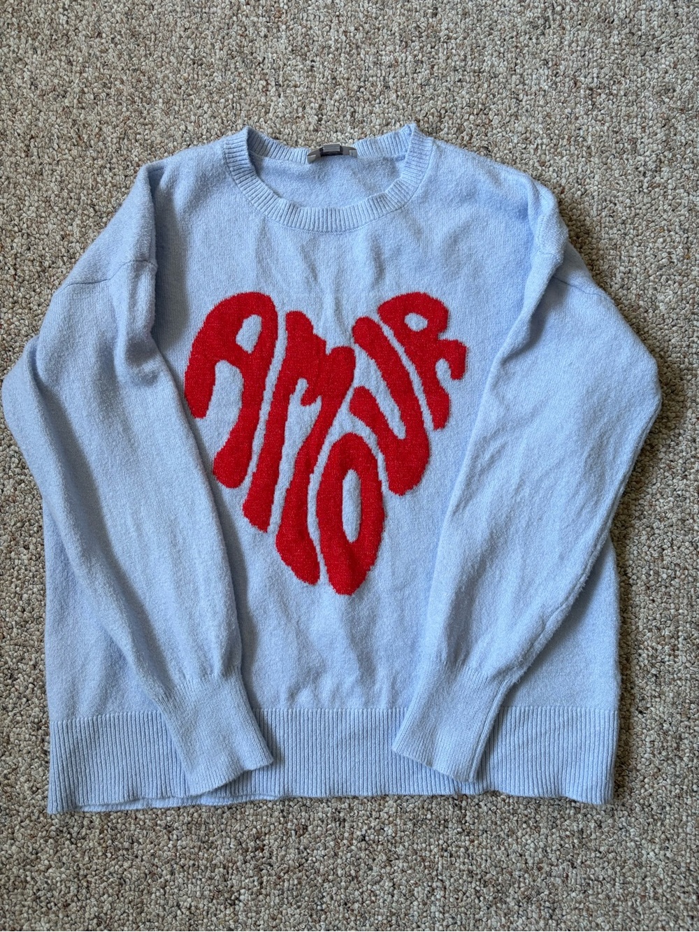 LOFT Light Blue Crewneck Sweater